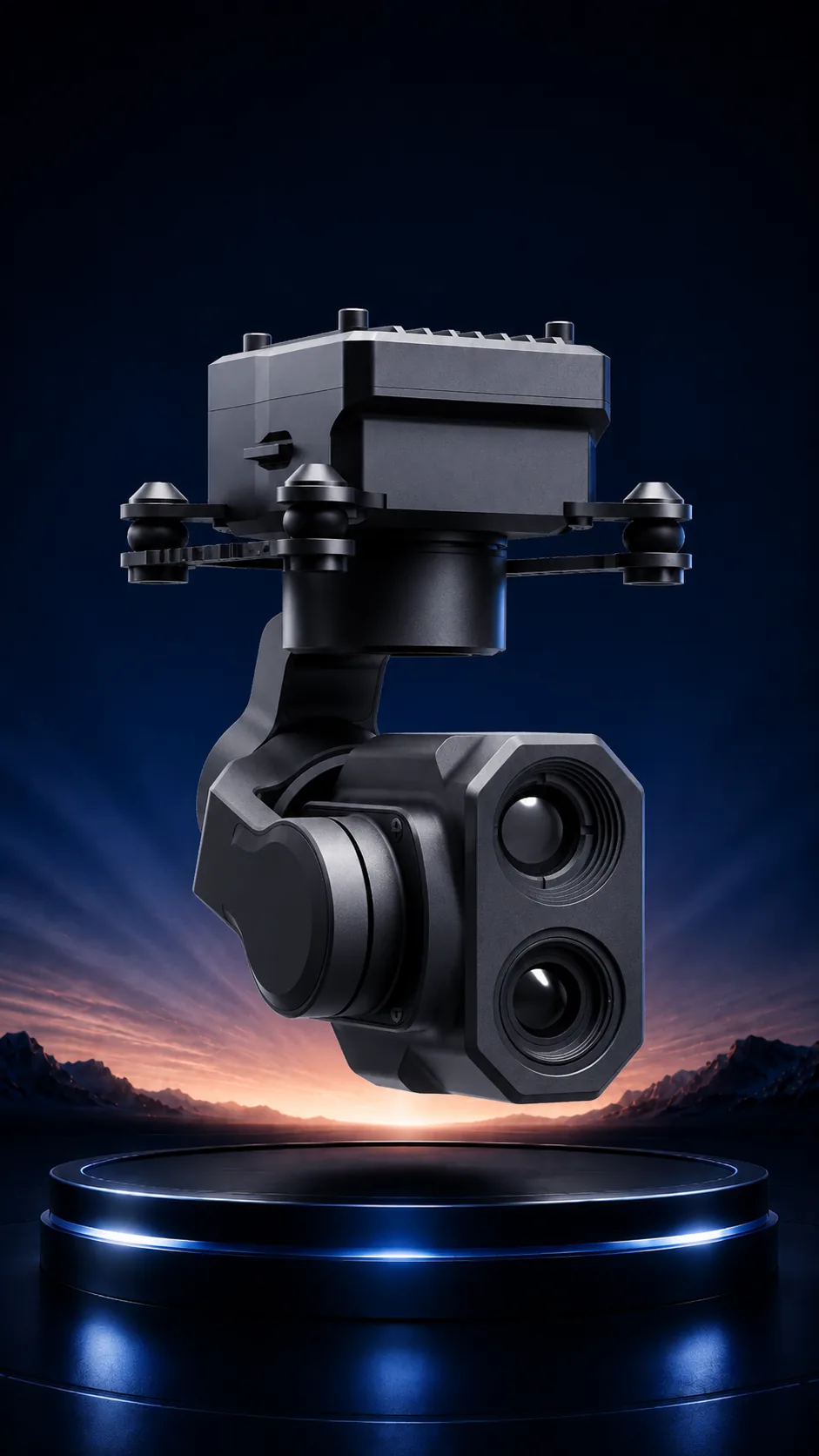 MV-2P Enhanced micro EO/IR thermal gimbal camera product image